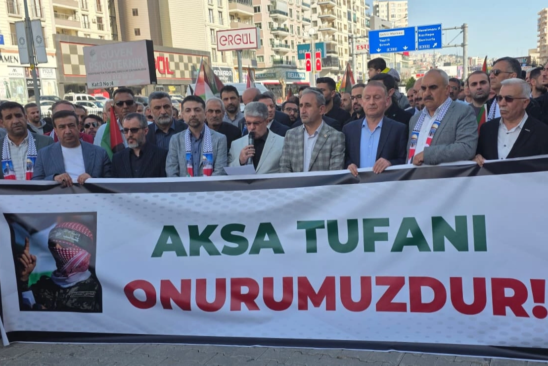 Kud&uuml;s'&uuml;n kardeş şehri Mardin&rsquo;den Ortak Ses: 5 Dilli Tepki