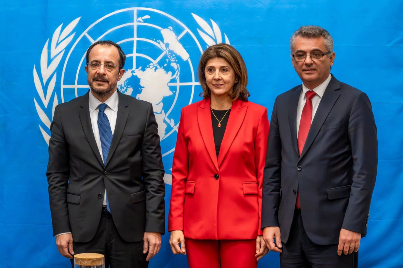 KKTC Cumhurbaşkanı Erh&uuml;rman ile Rum Lider Hristodulidis g&ouml;r&uuml;şmesi 24 Şubat'ta