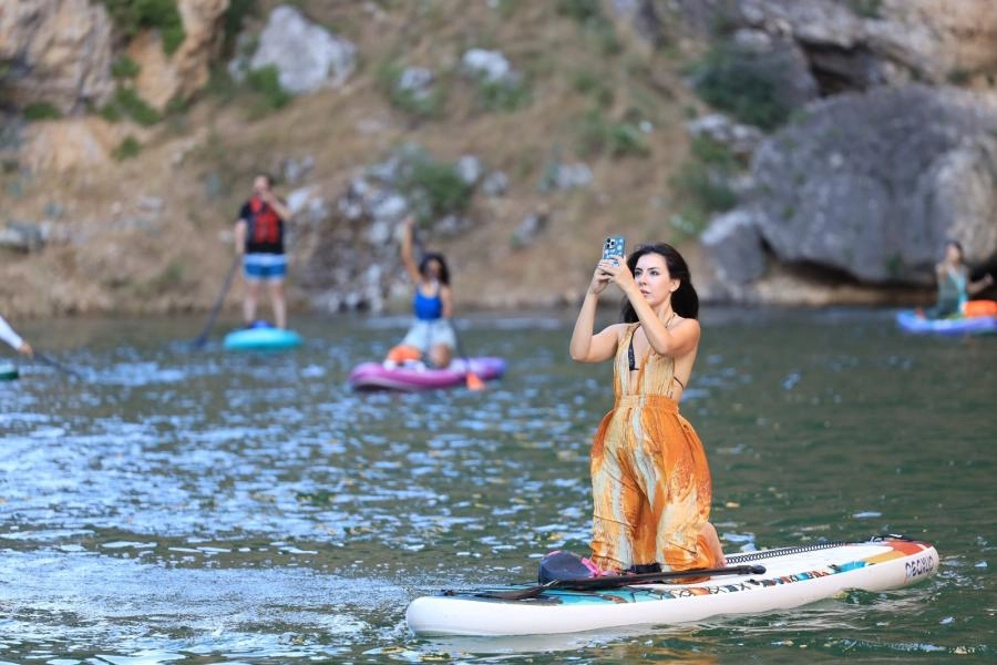 Su sporlarının yeni g&ouml;zdesi Takoran Vadisi