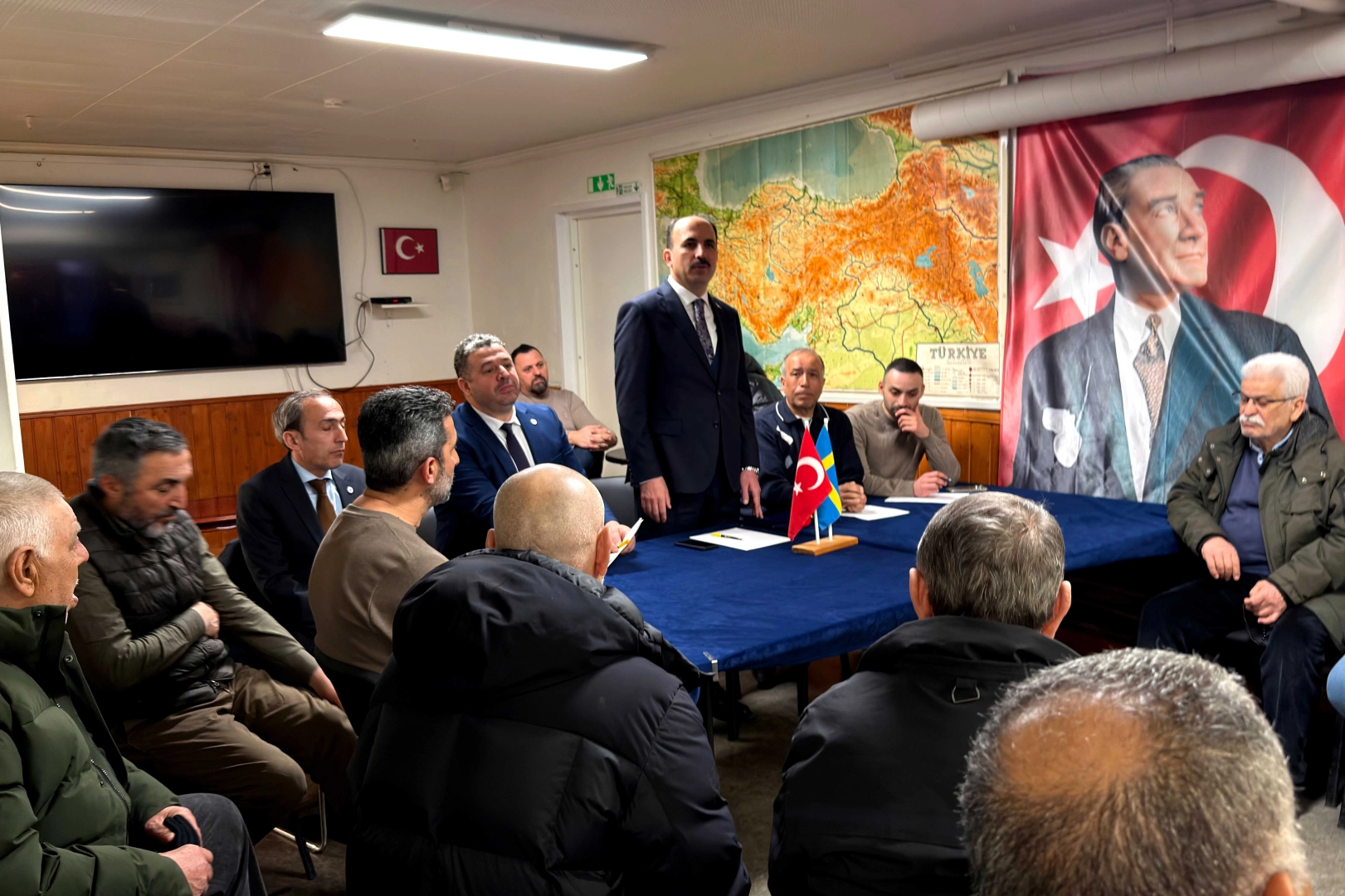 Başkan Altay, Stokholm&rsquo;de gurbet&ccedil;i Konyalılarla buluştu