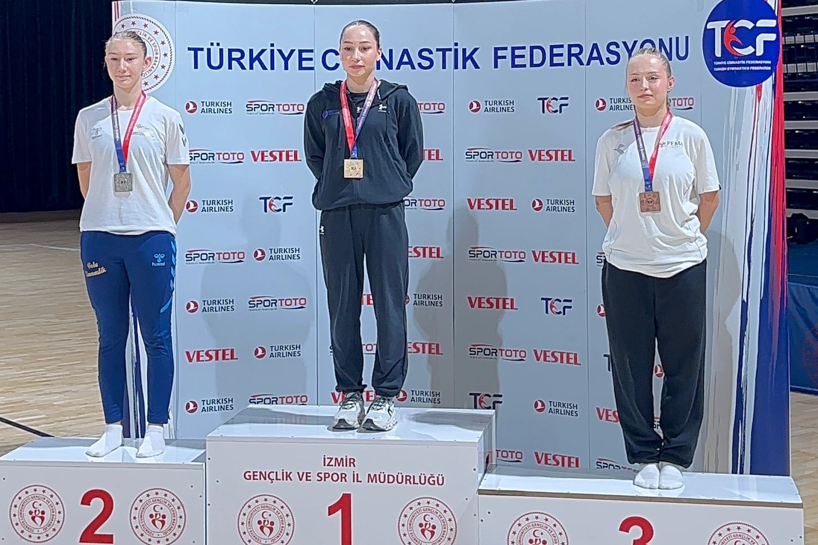 Konya'nın cimnastikteki gururu Liva Nur Yal&ccedil;ın T&uuml;rkiye Şampiyonu