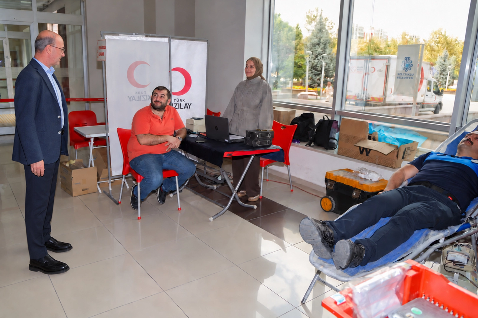 Konya Sel&ccedil;uklu'dan kan bağışına tam destek
