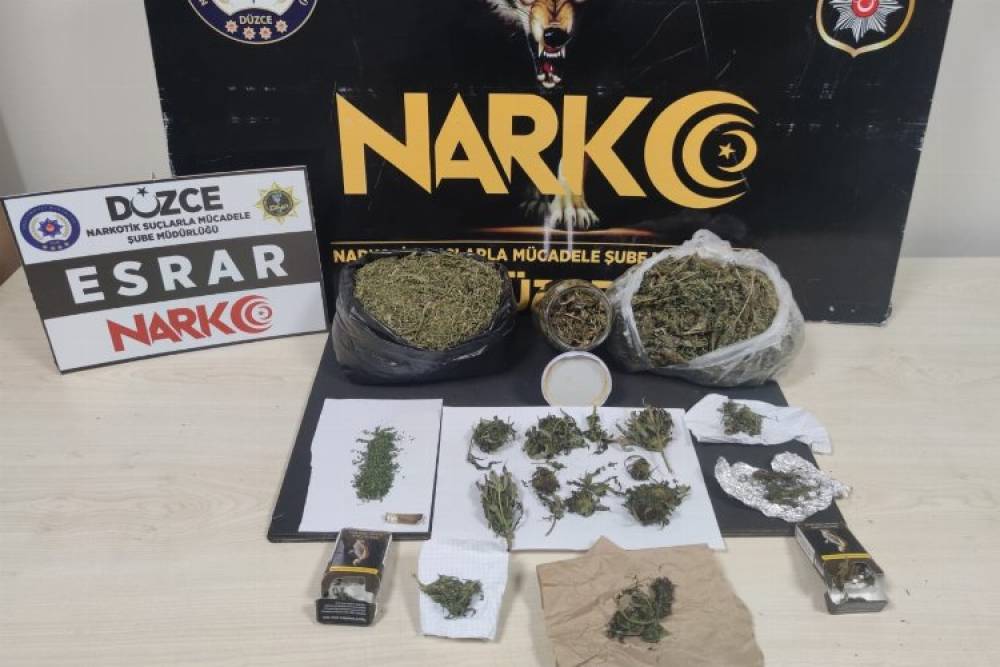 Düzce'de uyuşturucu operasyonu