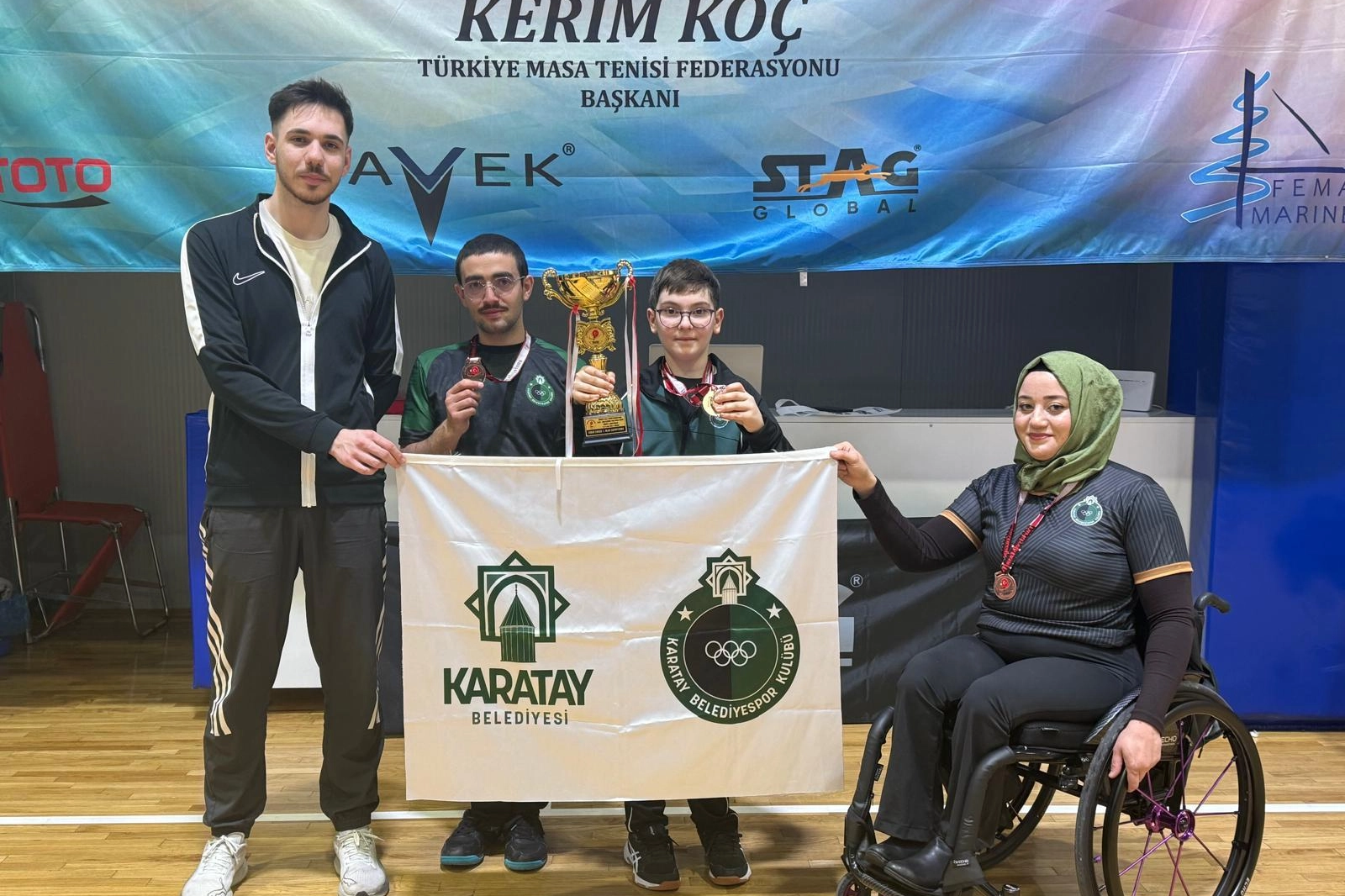 Konya Karataylı sporcular&nbsp;5 madalya ile d&ouml;nd&uuml;