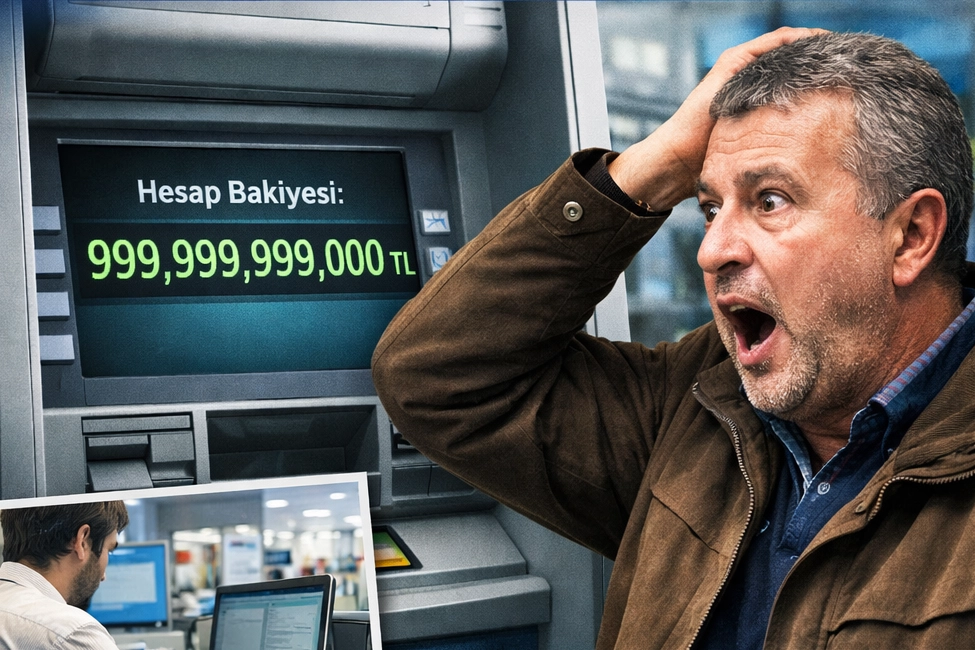 Hesabında 999.999.999.000 TL g&ouml;z&uuml;kt&uuml;! Banka inceleme başlattı
