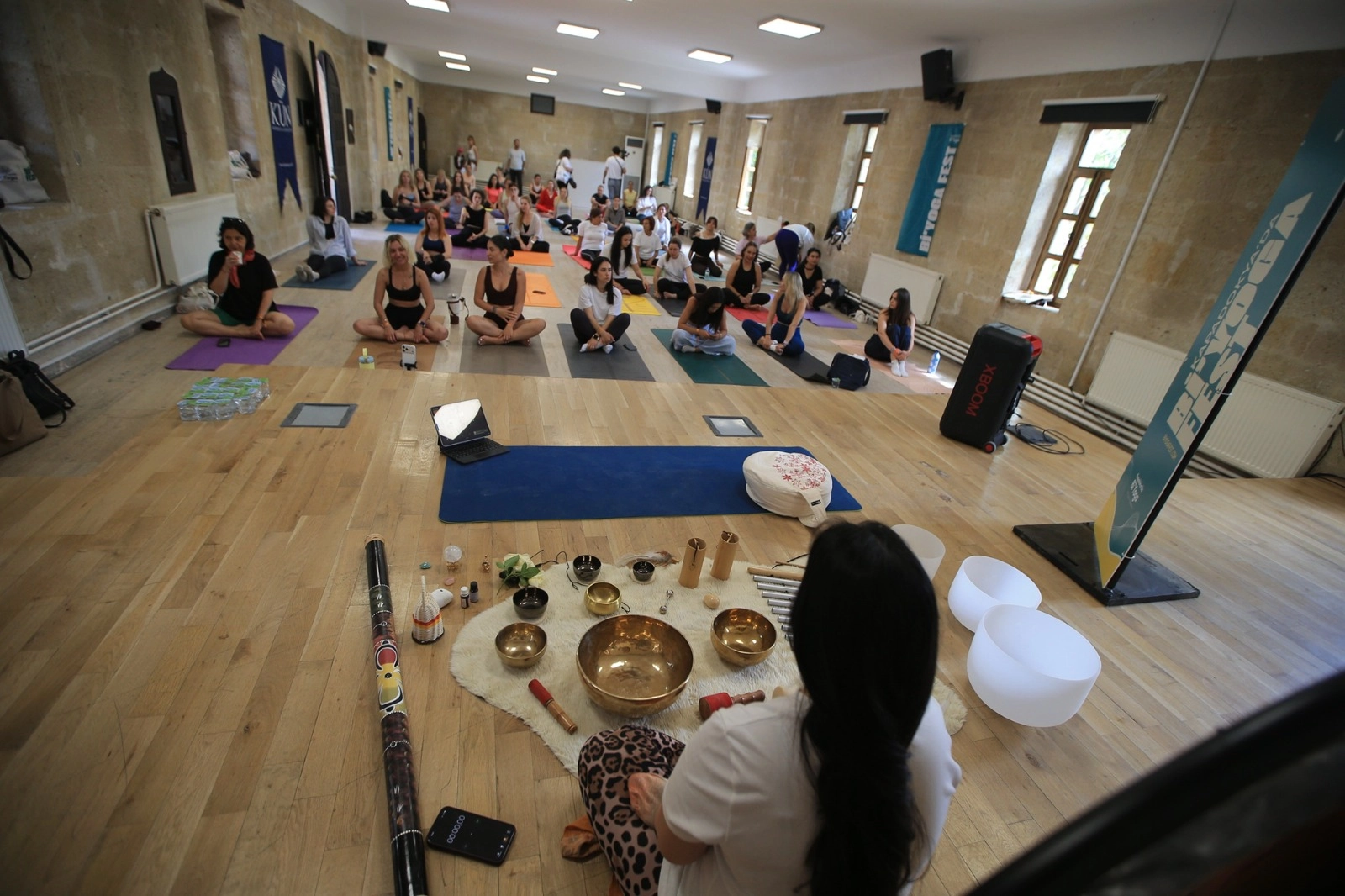 Kapadokya&rsquo;da &uuml;&ccedil; g&uuml;n s&uuml;recek yoga festivali başladı