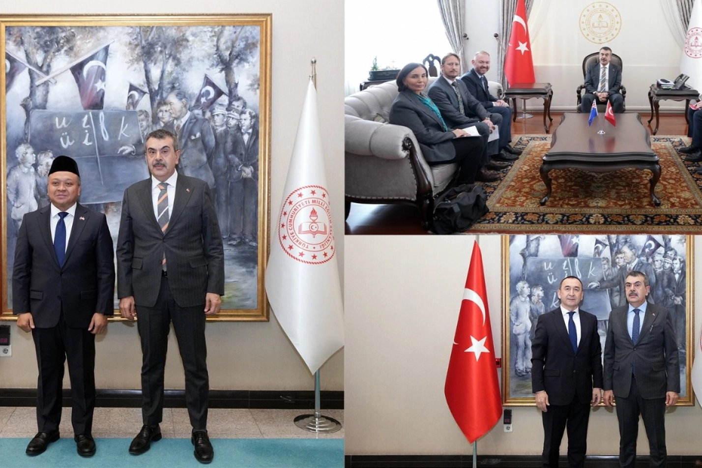 &Uuml;&ccedil; &uuml;lkenin Ankara b&uuml;y&uuml;kel&ccedil;ileri MEB'de