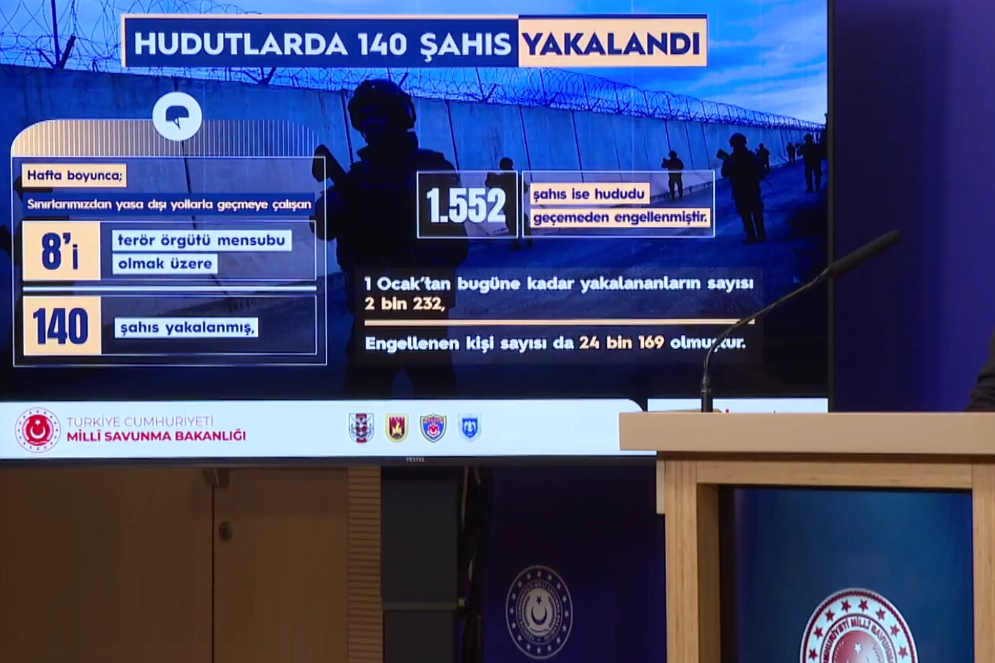 Son bir haftada 140 ka&ccedil;ak ge&ccedil;iş girişimi engellendi... Hudut g&uuml;venliği kesintisiz s&uuml;r&uuml;yor