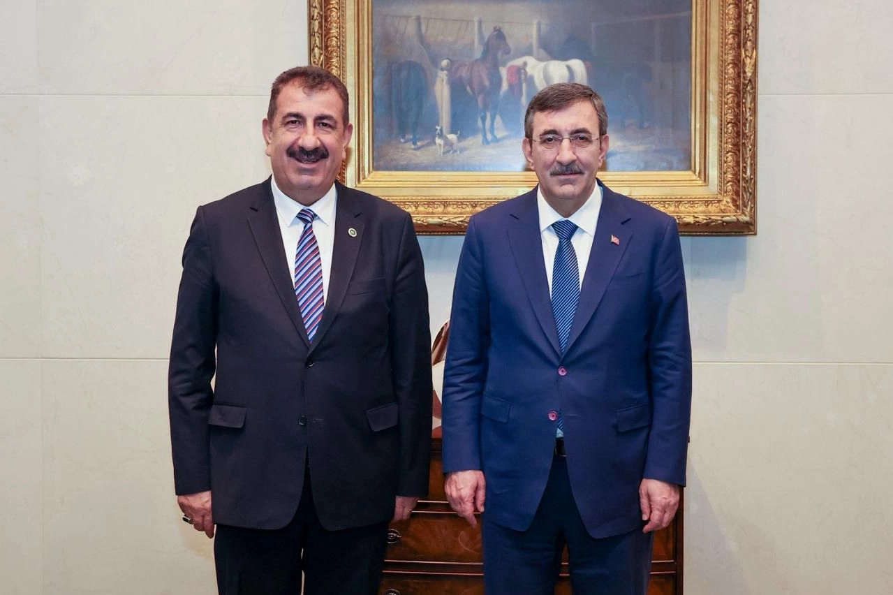 Cumhurbaşkanı Yardımcısı Yılmaz T&Uuml;RKYED'i kabul etti