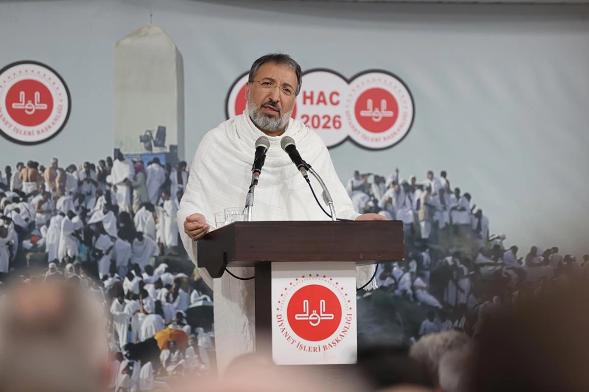 Diyanet İşleri Başkanı Arpaguş&rsquo;tan Arafat&rsquo;ta Vakfe duası