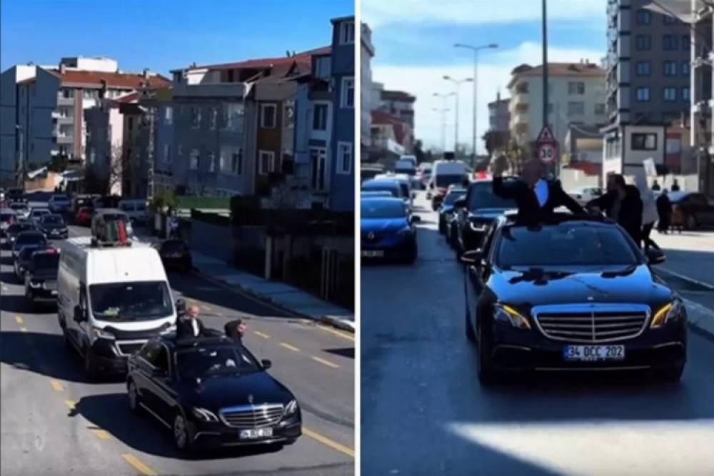 İstanbul'da muhtar adayının çakarlı konvoyuna soruşturma!