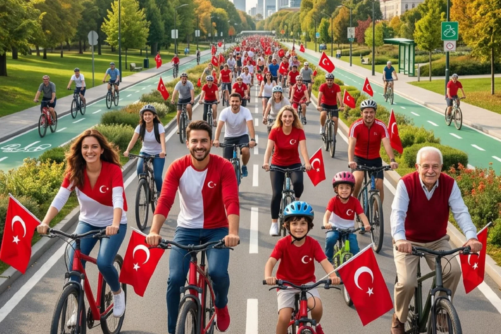 T&uuml;rkiye, 29 Ekim'de 81 ilde pedallayacak