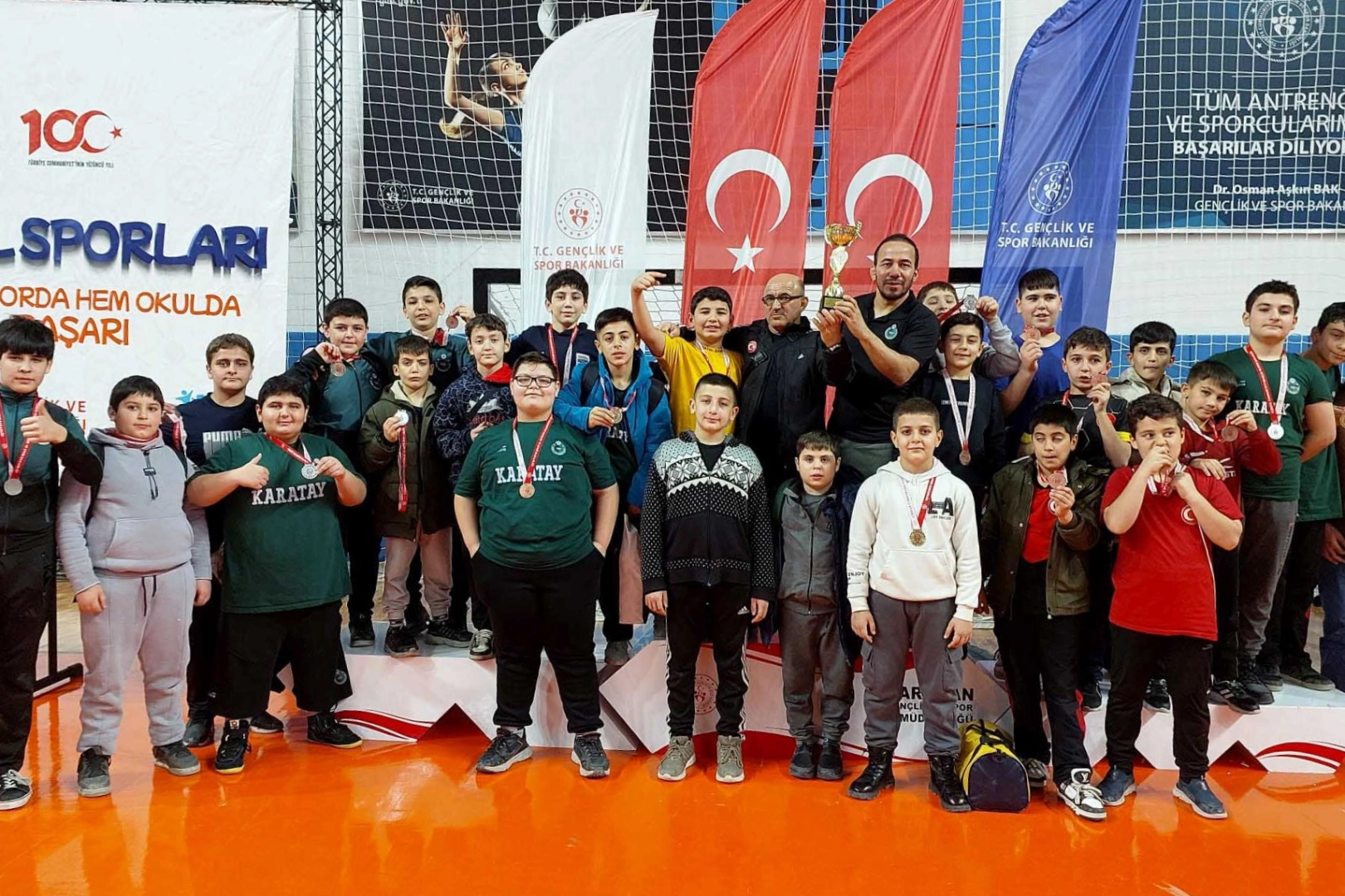 Konya Karataylı g&uuml;reş&ccedil;iler T&uuml;rkiye ikincisi oldu