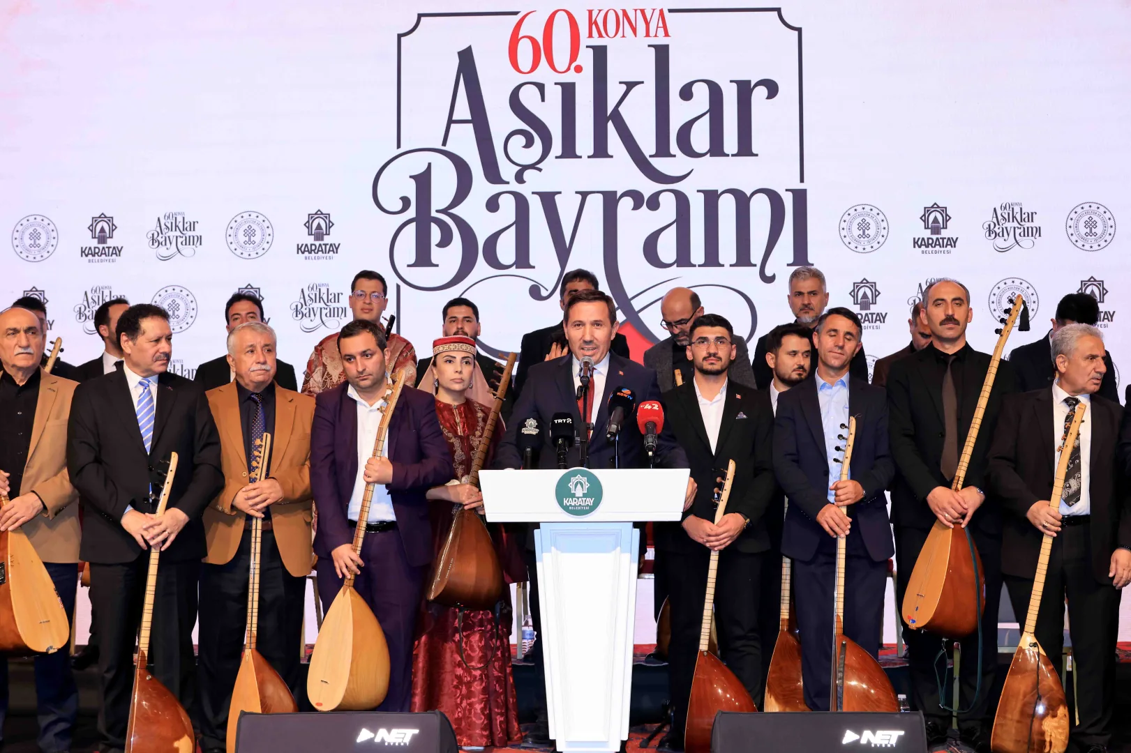 60. Konya &Acirc;şıklar Bayramı muhteşem finalle ta&ccedil;landı