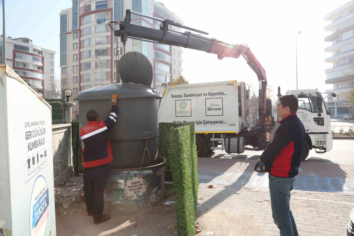 Akıllı Atık Y&ouml;netimi Sistemiyle; Meram&rsquo;da Hem &Ccedil;evre Hem B&uuml;t&ccedil;e Kazandı