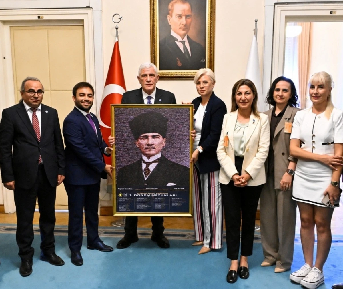 İYİ Parti Konya Siyaset Akademisi 1. Mezunlarından, Dervişoğlu&rsquo;na ziyaret