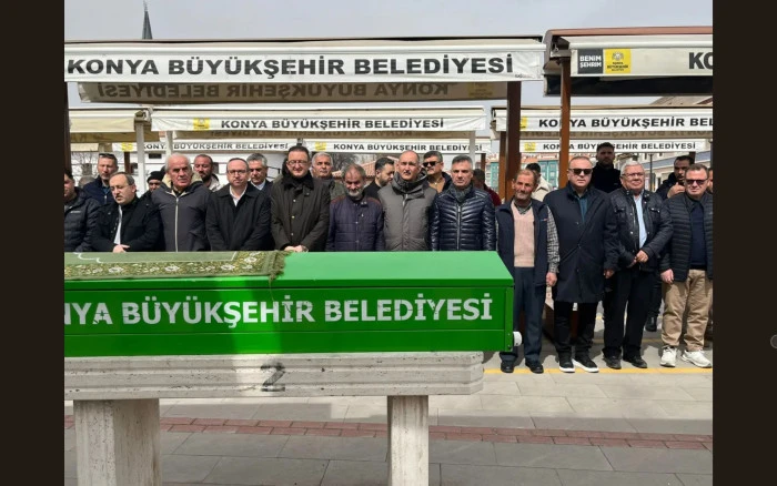 Konya Gazeteci Ferit Hepokur'un Acı G&uuml;n&uuml;: Nimet Demir Dualarla Son Yolculuğuna Uğurlandı