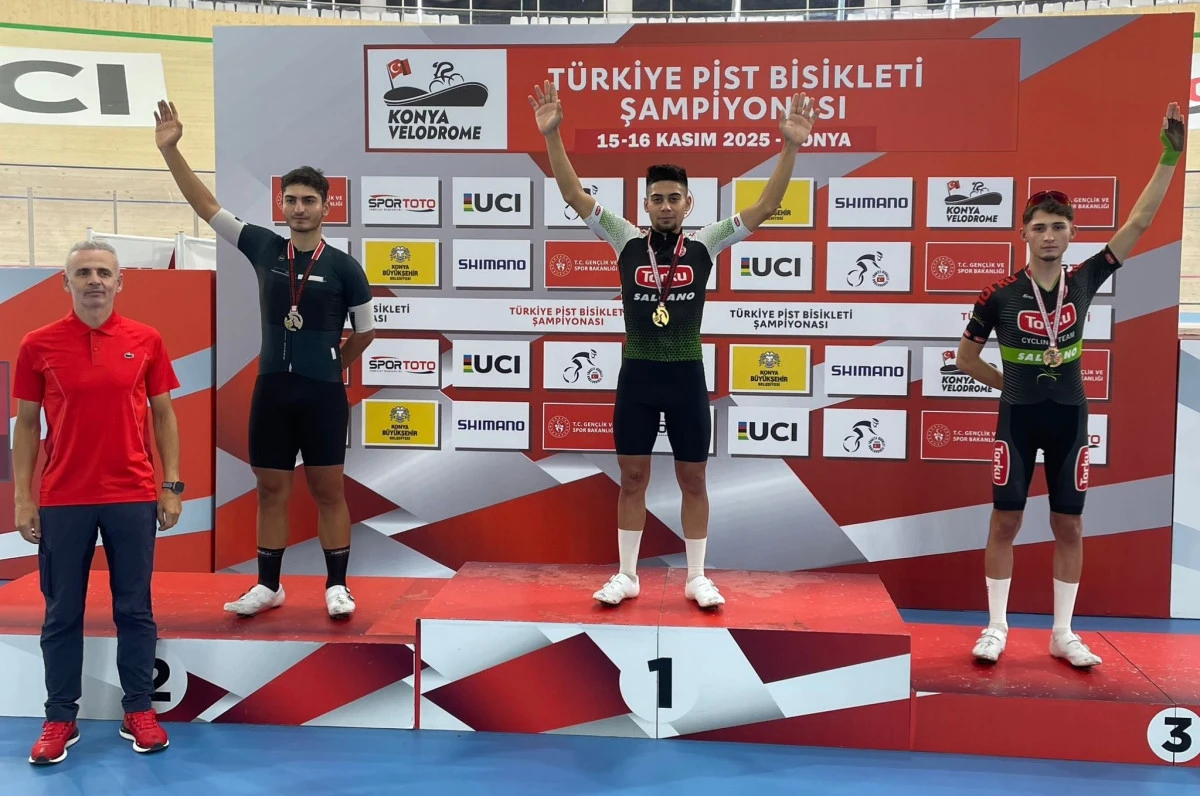 Konya Veledromu'nda Torku Şeker Spor Fırtınası: Genç Erkekler Pist Şampiyonası'na Damga Vurdu!