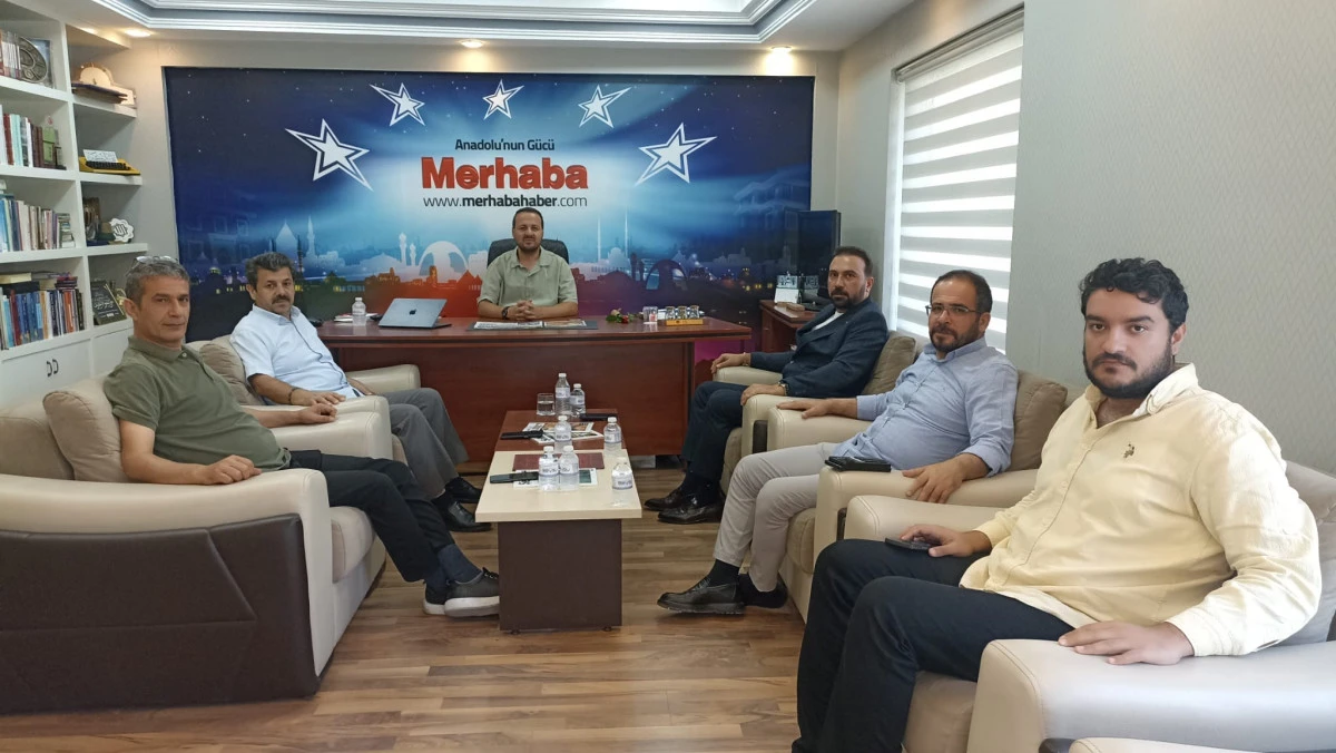 Konya Yeni Medya Cemiyeti&rsquo;nden Merhaba Gazetesi&rsquo;ne 57. yıl ziyareti