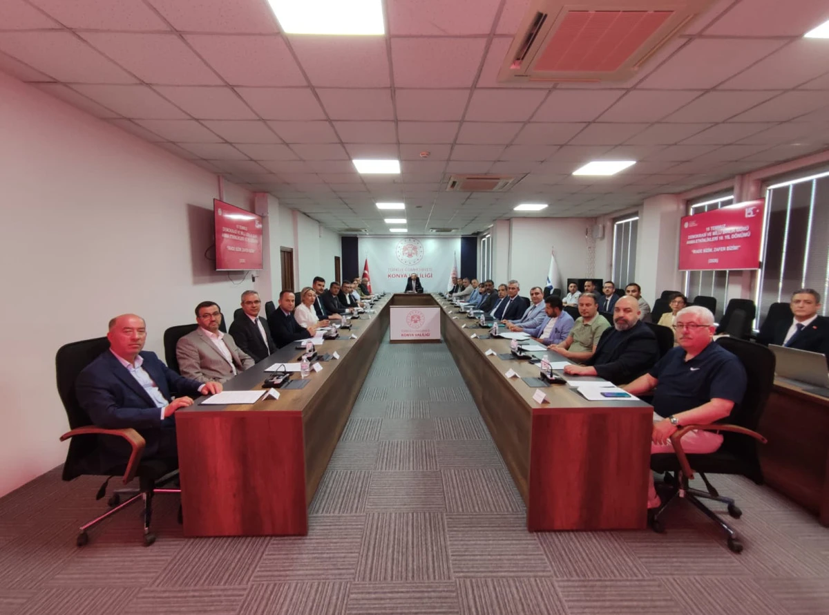 Konya'da 15 Temmuz Anma Etkinlikleri İ&ccedil;in Hazırlıklar Başladı