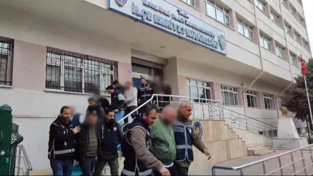Konya'da Suç Örgütüne Operasyon: 5 Kişi Tutuklandı