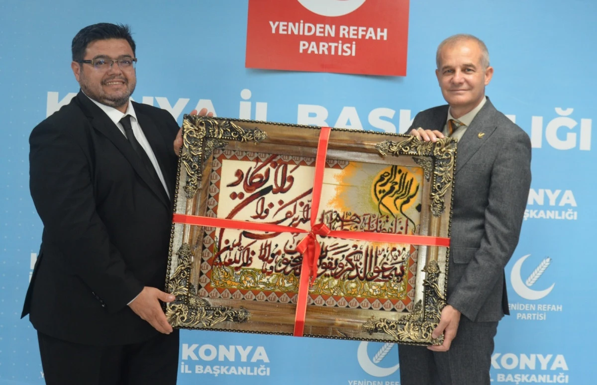 KSGKD Başkanı Erdal&rsquo;dan, Yeniden Refah Partisine ziyaret