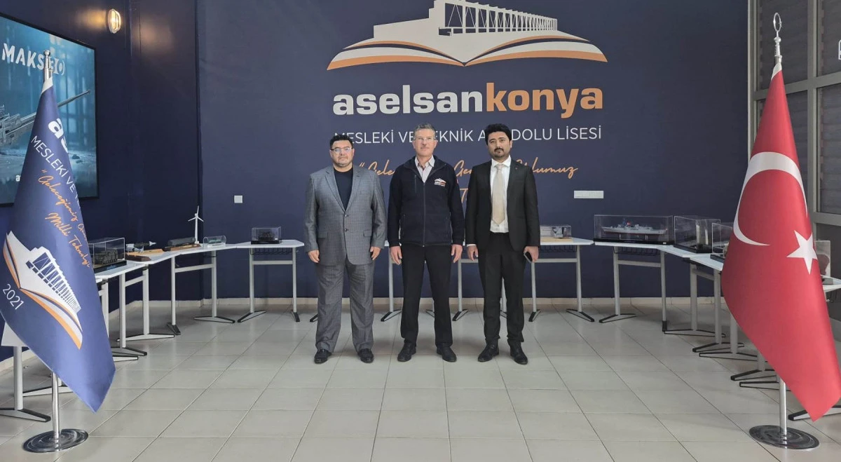 KSGKD&rsquo; den, Aselsan Konya lisesine ziyaret