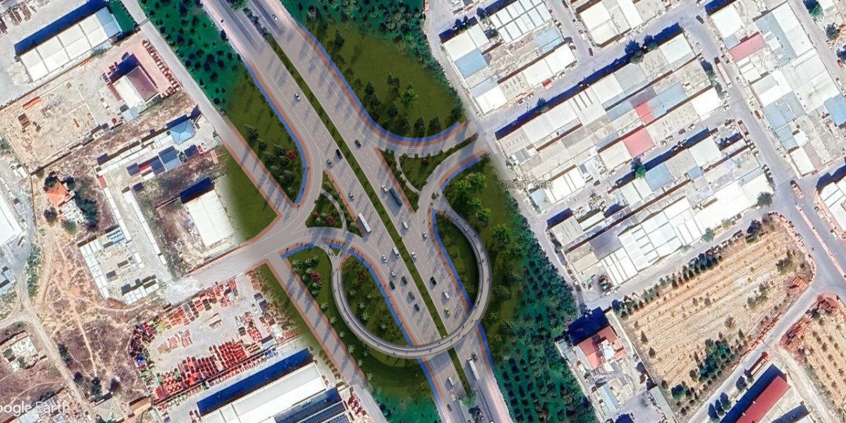 Mar-San Girişine 155 Metrelik Yeni Yaya &Uuml;stge&ccedil;idi 