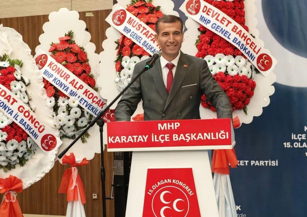 MHP Karatay&rsquo;da Yeni D&ouml;nem; Yeni Başkan Muammer &Ouml;zcan Oldu