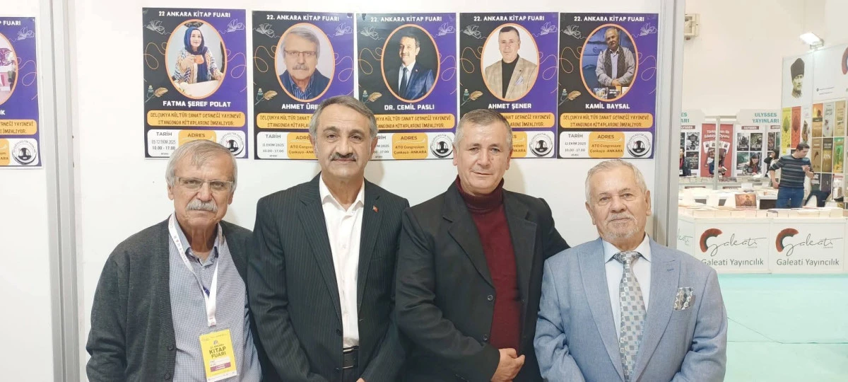 Selçukya 42 Yazarla Ankara Kitap Fuarında Konya’yı Temsil Etti