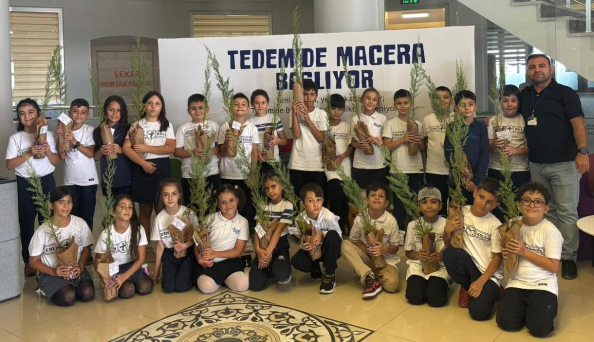 Tedem’li öğrenciler Yeşil vatan projesine destek verdi