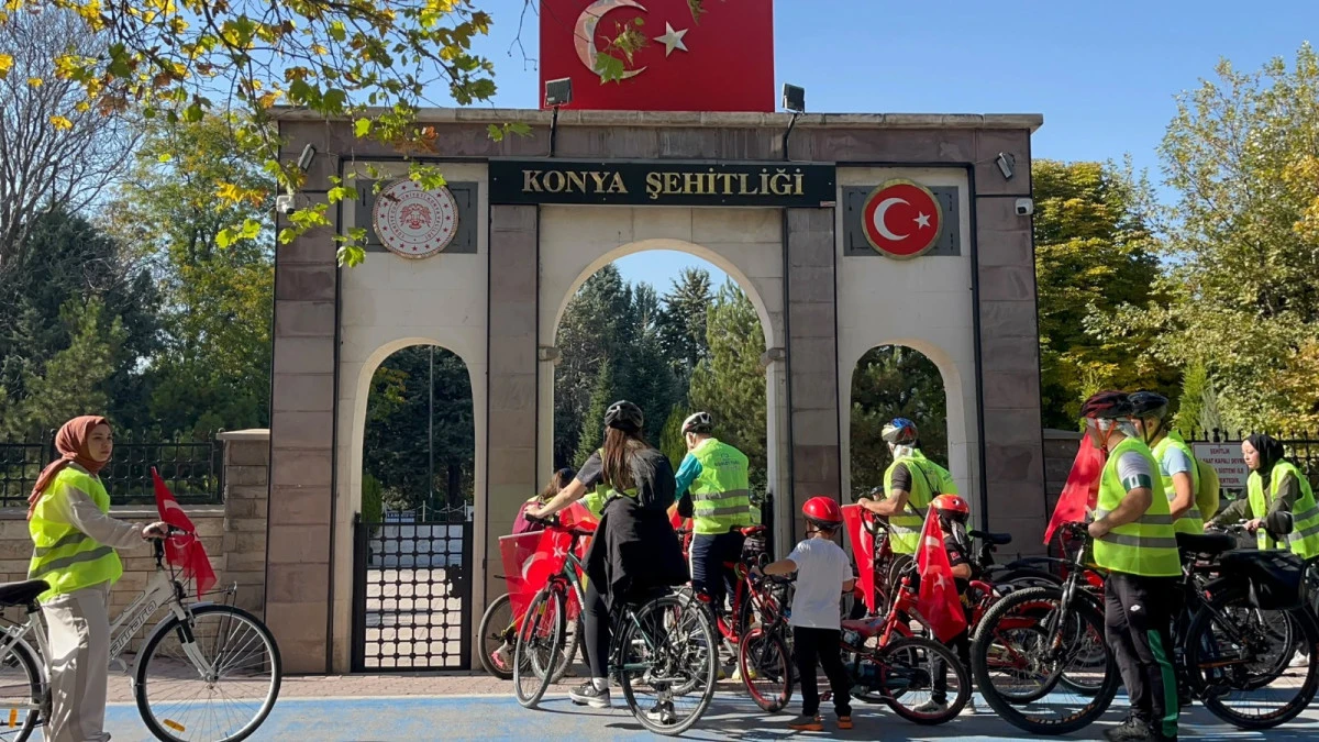 Yeşilay Konya'dan Cumhuriyet'in 103. Yılına Anlamlı Pedal